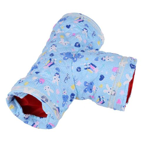 Tunnel Toy Hamster Hedgehog Rabbit Rat Bed Small Pet Birds C