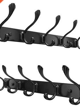 Coat Hooks Wall Mounted (2 Pack) - Stainless Steel Wall Hook