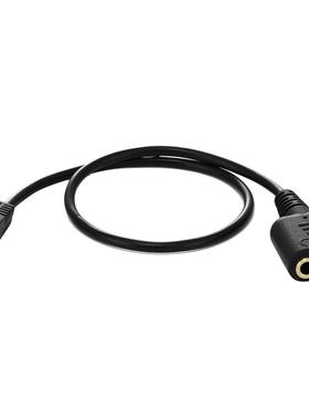 Mayitr 30cm Dual 3.5mm Audio Jack Female RJ9 Plug Adapter Co