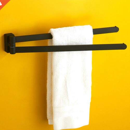 Swivel Towel B Movable Double Towel Rails Chrome Polished