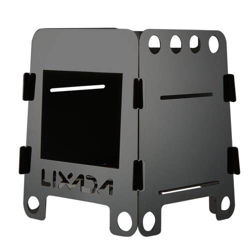 Lixada Folding Wood Stove Alcohol Stove Portable Outdoor Pi