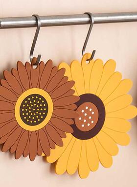 Sunflowers Silicone Coaster Plant Coffee Tale Mats Cup Mats