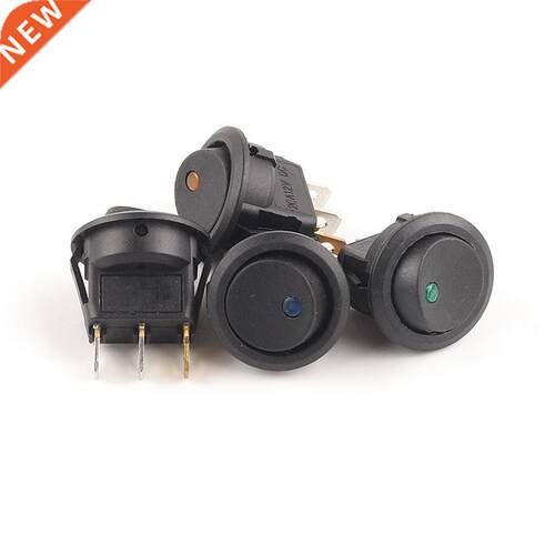 5pcs 2m 6A 250V/10A125V ON/OFF Round Rocker Dot Switch Wat