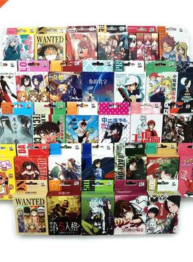 Anime Cartoon Poker Cards toy SAO Fairy Tail Jujutsu Kaise D