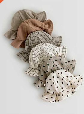 2022 New Baby Hat Summer Infant Baby Accessories Girl Beach