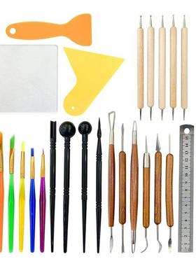 26 Pcs Polymer Clay Sculpting Tools Kit Pottery Modeling Too