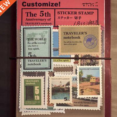 Architecture Notebook Retro Travel Decorative Diary Sticker