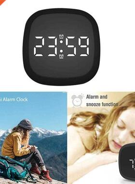 4 Levels Of Brightness LED Silicone Alarm Clocks Silicone El