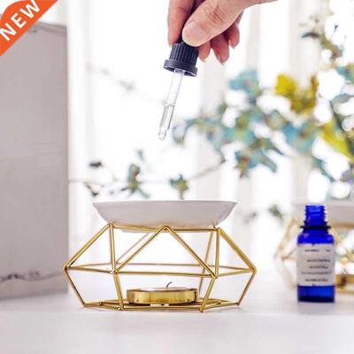 Nordic Golden Candle Holder Rose Gold Wroug Iron Romantic