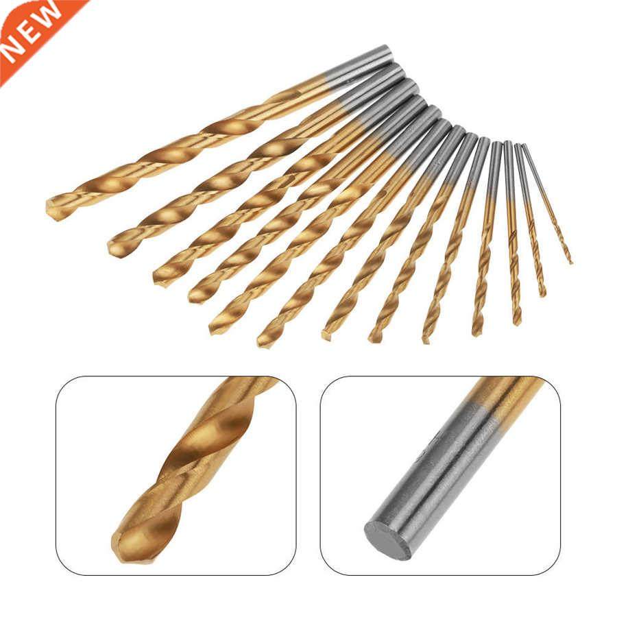 13x 1 5-6 5mm High Steel HSS Coated Drill Bits Shank Set Too