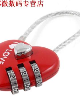 5X Rode Nummer 0-9 Hartvorm 3 Digit Resettable Combinatie Lo