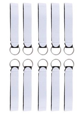 10Pcs Sublimation Blank Neoprene Wristlet Lanyards Strap Wri