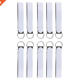 10Pcs Sublimation Blank Neoprene Wristlet Lanyards Strap Wri