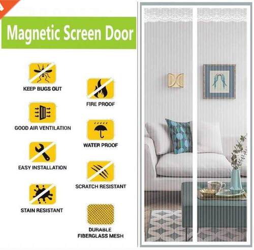 Hot Summer Anti Mosquito Insect Fly Bug Curtains Magnetic Ne