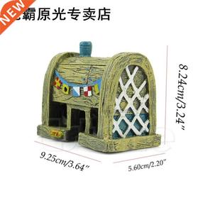 Resin Decoration House 适用于 Tank Aquarium Fish Landscaping