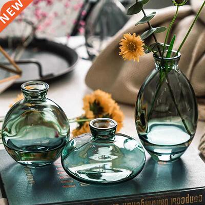 3Pcs Classic Creative Mini Vase Top Quality Glass Transparen