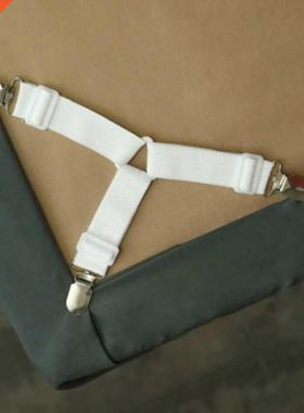 Bed Sheet Elastic Grippers Belt Fastener Bed Sheet Clips Mat