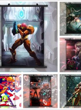 METROID Samus Aran Anime manga wall Poster Scro