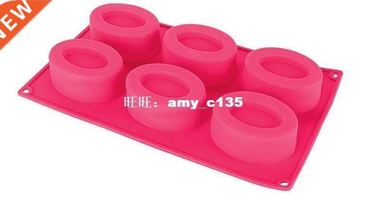 New 6 oval eggshaped silicone jelly pudding mold Soap s