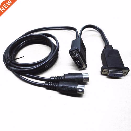 High Quality MIDI To Joystick Game Port Audio Cable DB15 5 P