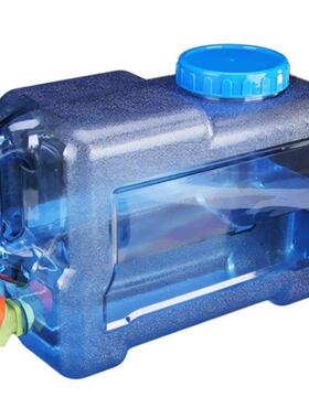 Water Canister With Tap And Handles,12L Camping Portable Buc