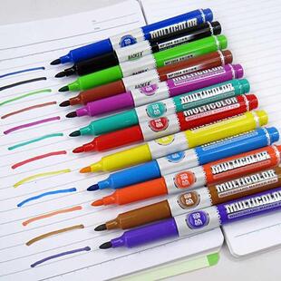 12pc Colorful whiteboard marker white board pen POP graffiti