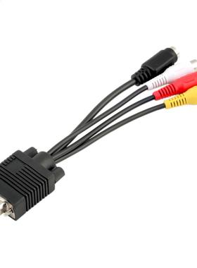 hdmi to vga VGA SVGA to S-VIDEO 3 RCA Female Converter Cable