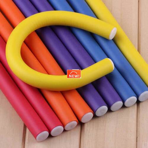 10 pcs/Lot Soft Hair Curler Roller Curl Hair Bendy Rollers