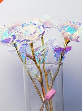 1PCS Simulation Eternity 24K Gold Gold-plated Polyethylene R