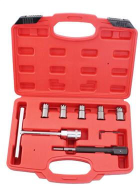 7pcs Diesel Injector Nozzle Seat Cutter Cleaner Tool Set UK
