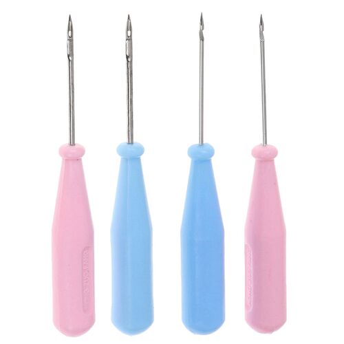 1PCS DIY Handmade Steel Stitcher Sewing Awl Shoes Bags Hole