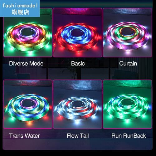 LED Light Bar RGB SMD 5050 Color Bluetooth USB RF Remote Con
