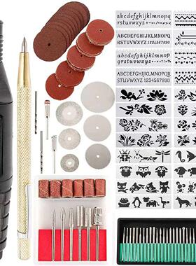 108Pcs Engraving Tool Kit Electric Micro Engraver Etching Pe