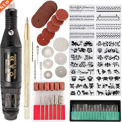 108Pcs Engraving Tool Kit Electric Micro Engraver Etching Pe