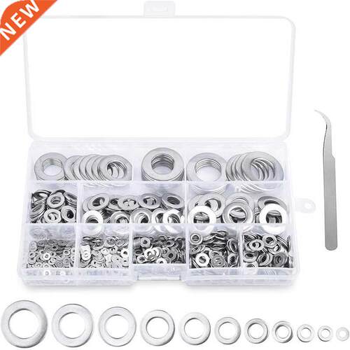 Flat Washers - 1080PCS Flat Washers 11 Sizes Stainless Steel