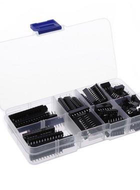 66 Pcs/set DIP IC Sockets Adaptor Solder Type Socket Kit 6 8