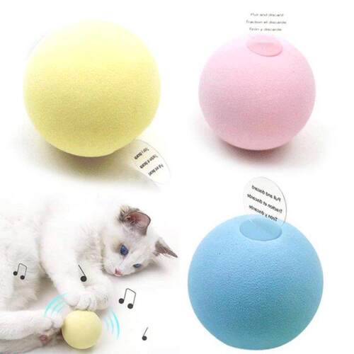 Smart Cat Toys Interactive Ball Catnip Cat Training Toy Pet