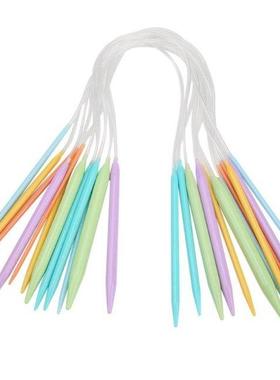 12 Pair Aluminum Change Head Circular Knitting Needle Ring S