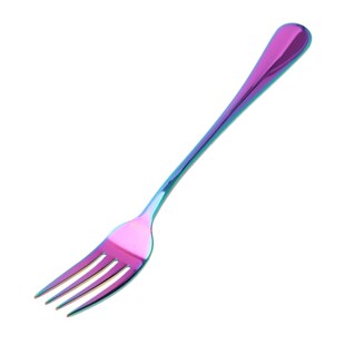 Table Forks Set, 6Pcs Rainbow Color Tableware Cutlery Dinner