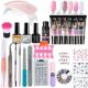 Extension polygel Set 26pcs Polish Nail Gel Lamp kit