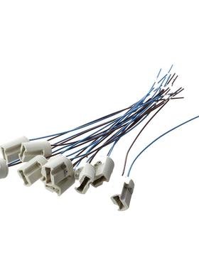 10Pcs 250V 2A G9 Socket Ceramc Lght Lamp Holder wth Cable
