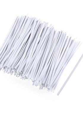 500pcs 2.4 Inches Plastic Twist Ties Reusable Cable Cord Wir
