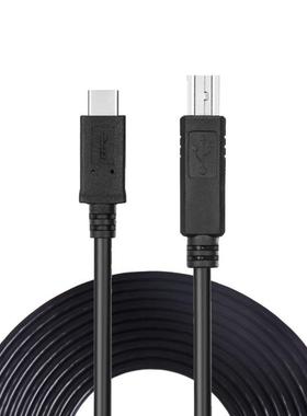 High Speed Type C Printer Scanner Cord USB C to USB 2.0 Type