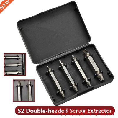 Double Side Drill Out Damaged Screw Extractor Out Remover Ha