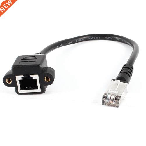 28cm RJ45 M/F CAT5E LAN Ethernet Adapter Cable