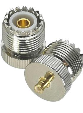 10Pcs MCX Male plug to UHF SO239 Female Jack RF Adapter Conn