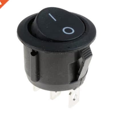 1pc 12V 3 Terminals LED Rocker Switch Round ON/OFF Switch LE