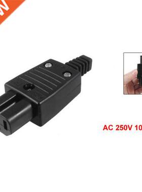 Black IEC320 C15 Female Outlet Socket Power Adapter Connecto