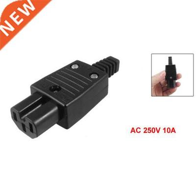 Black IEC320 C15 Female Outlet Socket Power Adapter Connecto