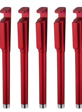 5 Pcs Refillable Gel Pen with Phone Holder Function Large In